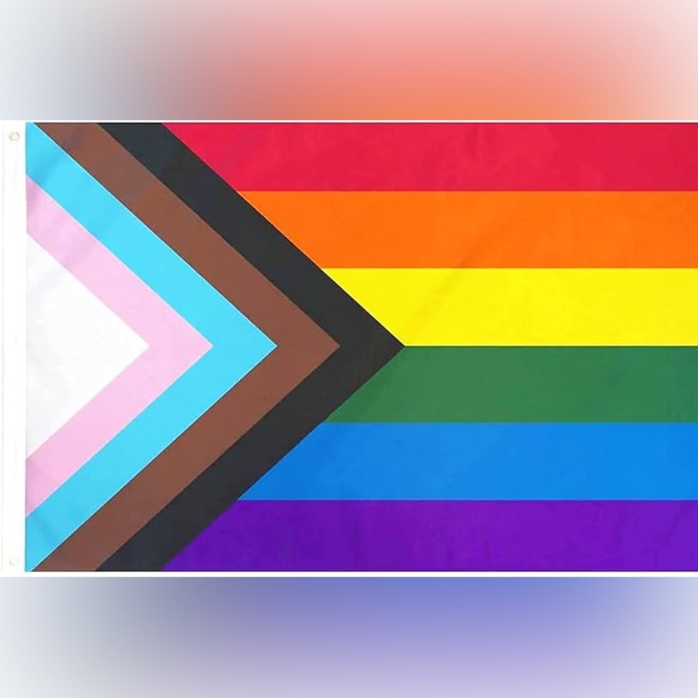 NIKE Progress Pride Gay LGBTQ+ Rainbow Flag 3x5 ft with Grommets New in Box